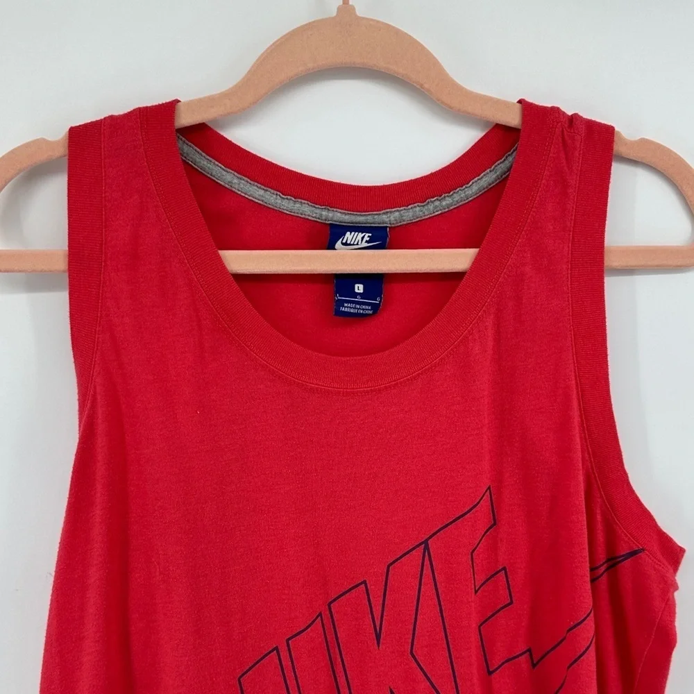Nike Women’s Pink Activewear Athletic Sleeveless Tank Top Lightweight SzL